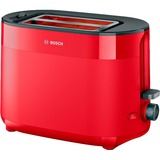 Bosch TAT2M124 grille-pain 6 2 part(s) 950 W Rouge Rouge, 2 part(s), Rouge, Plastique, Niveau, Rotatif, 950 W, 220 - 240 V