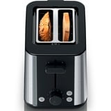 Braun HT 1510 8 2 part(s) 900 W Noir, Acier inoxydable, Grille-pain Acier inoxydable/Noir, 2 part(s), Noir, Acier inoxydable, Plastique, Acier inoxydable, 900 W