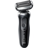 Braun Series 7 70-N1000s Rasoir à grille Noir Noir/Argent, Rasoir à grille, Noir, LED, Batterie, Lithium-Ion (Li-Ion), Batterie intégré