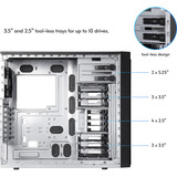 Chieftec BW-01B-OP boîtier midi tower Noir | 1x USB-A | 1x USB-C