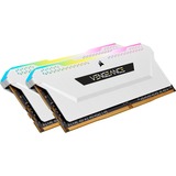 Corsair 32 Go DDR4 3200 Kit Memoire vive Blanc CMH32GX4M2E3200C16W Vengeance RGB PRO SL XMP 2.0
