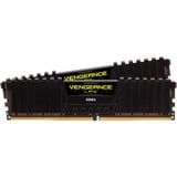 Corsair 64 Go DDR4-3600 Kit, Mémoire vive Noir, CMK64GX4M2D3600C18, Vengeance LPX, XMP