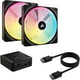 Corsair iCUE Link QX140 RGB Starter-Kit, Ventilateur de boîtier Noir