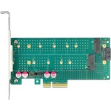 DeLOCK 89047 carte et adaptateur d'interfaces Interne M.2, SATA, Contrôleur PCIe, M.2, SATA, Profil bas, PCIe 4.0, 5 - 50 °C, -25 - 70 °C