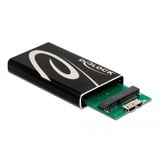 DeLOCK Boîtier externe SuperSpeed USB pour SSD mSATA, Boîtier disque dur Noir
