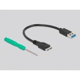 DeLOCK Boîtier externe SuperSpeed USB pour SSD mSATA, Boîtier disque dur Noir