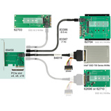 DeLOCK Carte PCI Express x4 > 1 x interne SFF-8643 NVMe, Carte d'interface 