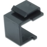 Digitus Bouchon aveugle pour panneau de brassage modulaire, Capuchon protecteur Noir