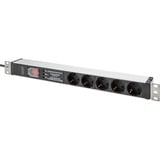 Digitus DN-95433, Multiprise Noir/en aluminium