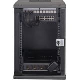 Digitus Kit réseau SOHO Pro 10" 315x300 mm (LxP), Armoire informatique Noir