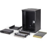 Digitus Kit réseau SOHO Pro 10" 315x300 mm (LxP), Armoire informatique Noir