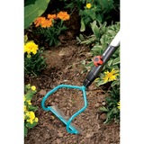 GARDENA Râtissoire à tirer à 2 branches Combisystem, Pioche Turquoise, 1 pièce(s), 16 cm