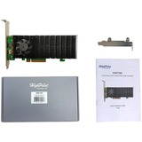 HighPoint SSD7502 contrôleur RAID PCI Express x16 3.0, 4.0 14 Gbit/s M.2, PCI Express x16, 3.0, 4.0, 0, 1, 14 Gbit/s, Low Profile MD2 Card