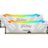 Kingston FURY Kit 32 Go DDR5-6800, Mémoire vive Blanc