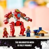 LEGO Marvel - La Hulkbuster d’Iron Man contre Thanos, Jouets de construction 76263