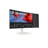 LG 38WR85QC-W écran plat de PC 96,5 cm (38") 3840 x 1600 pixels UltraWide Quad HD LCD Blanc 37.5" Moniteur incurvé  Blanc, 96,5 cm (38"), 3840 x 1600 pixels, UltraWide Quad HD, LCD, 1 ms, Blanc