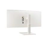 LG 38WR85QC-W écran plat de PC 96,5 cm (38") 3840 x 1600 pixels UltraWide Quad HD LCD Blanc 37.5" Moniteur incurvé  Blanc, 96,5 cm (38"), 3840 x 1600 pixels, UltraWide Quad HD, LCD, 1 ms, Blanc