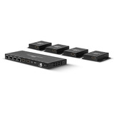 Lindy Extendeur répartiteur HDMI et IR 4 ports, Repartiteur HDMI Noir