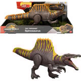 Mattel JURASSIC WORLD TAIL THRASHER Spinosaurus, Figurine Jurassic World TAIL THRASHER Spinosaurus, 4 an(s), Marron, Jaune, Plastique
