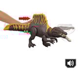 Mattel JURASSIC WORLD TAIL THRASHER Spinosaurus, Figurine Jurassic World TAIL THRASHER Spinosaurus, 4 an(s), Marron, Jaune, Plastique