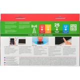 One for all Antenne d'intérieur DVB-T2 SV 9385 Noir