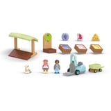 PLAYMOBIL Junior - Stand de marché bio et chariot élévateur, Jouets de construction 71691