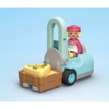 PLAYMOBIL Junior - Stand de marché bio et chariot élévateur, Jouets de construction 71691