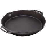Petromax Poêle en fonte fp35h-t avec anses (sans pieds) Noir, Ø 35 cm, 3,5 litres
