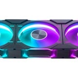 Phanteks D30-120 PWM Regular ventilateur de boîtier RGB  Noir, 120 x 120 x 30 mm, 3 pièces, connecteur de ventilateur PWM à 4 broches