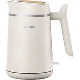 Philips Eco Conscious Edition HD9365/10 Bouilloire - Plastiques 100% biosourcés Blanc (mat), 1,7 L, 2200 W, Plastique, Indicateur de niveau d'eau, Sans fil, Filtrage