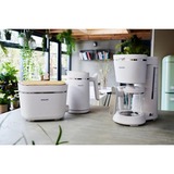 Philips Eco Conscious Edition HD9365/10 Bouilloire - Plastiques 100% biosourcés Blanc (mat), 1,7 L, 2200 W, Plastique, Indicateur de niveau d'eau, Sans fil, Filtrage