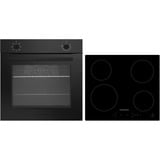 Respekta 15110000000726, Jeu de cuisinière Noir