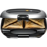 Rommelsbacher ST 1000, Machine à croque monsieur Noir/Argent