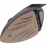 Russell Hobbs Steam Genie 2 en 1 Brosse Vapeur, Fer à vapeur Bleu foncé/Champagne