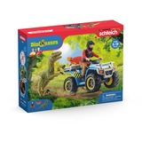 Schleich Dinosaures - Balade en quad pour le vélociraptor, Figurine 