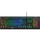 Sharkoon SKILLER SGK30 clavier USB QWERTY Italien Noir, clavier gaming Noir, Layout IT, Huano Red, Taille réelle (100 %), USB, Clavier mécanique, QWERTY, LED RGB, Noir