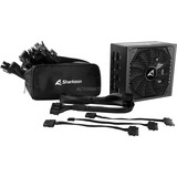 Sharkoon SilentStorm Cool Zero 650W alimentation  Noir, 4x PCIe, Gestion des câbles