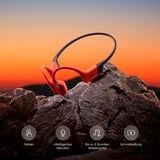 Shokz OpenSwim Pro Casque Sans fil Minerve Sports Bluetooth Noir, Rouge  technologie conduction osseuse Rouge/bleu-gris, Sans fil, Sports, 200 - 20000 Hz, 27,3 g, Casque, Noir, Rouge