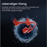 Shokz OpenSwim Pro Casque Sans fil Minerve Sports Bluetooth Noir, Rouge  technologie conduction osseuse Rouge/bleu-gris, Sans fil, Sports, 200 - 20000 Hz, 27,3 g, Casque, Noir, Rouge