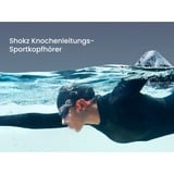Shokz OpenSwim Pro Casque Sans fil Minerve Sports Bluetooth Noir, Rouge  technologie conduction osseuse Rouge/bleu-gris, Sans fil, Sports, 200 - 20000 Hz, 27,3 g, Casque, Noir, Rouge