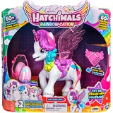 Hatchimals CollEGGtibles, Jouet interactif licorne Hatchicorn qui bat vraiment des ailes, avec plus de 60 effets sonores et lumineux et 2 bébés exclusifs, Jouets pour filles, Figurine