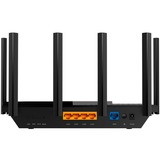 TP-Link Archer AX5400 routeur sans fil Gigabit Ethernet Tri-bande (2,4 GHz / 5 GHz / 6 GHz) Noir Noir, Wi-Fi 6E (802.11ax), Tri-bande (2,4 GHz / 5 GHz / 6 GHz), Ethernet/LAN, Noir, Routeur