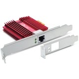 TP-Link TX401 Gigabit PCI Express Netwerk Adapter, Carte réseau Rouge, Interne, Avec fil, PCI Express, Ethernet, 10000 Mbit/s, Rouge