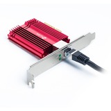 TP-Link TX401 Gigabit PCI Express Netwerk Adapter, Carte réseau Rouge, Interne, Avec fil, PCI Express, Ethernet, 10000 Mbit/s, Rouge