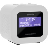 TechniSat TECHNIRADIO 40, Radio-réveil Blanc, DAB+