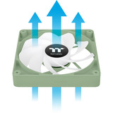 Thermaltake CT120 Reverse ARGB Sync PC Cooling Fan Matcha Green ventilateurs de boîtier Vert clair, 2 pièces, 120 x 120 x 25 mm, PWM