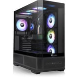 Thermaltake View 370 TG ARGB boîtier midi tower Noir | 2x USB-A | 1x USB-C | RGB | Verre Trempé