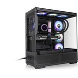 Thermaltake View 370 TG ARGB boîtier midi tower Noir | 2x USB-A | 1x USB-C | RGB | Verre Trempé