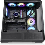 Thermaltake View 370 TG ARGB boîtier midi tower Noir | 2x USB-A | 1x USB-C | RGB | Verre Trempé