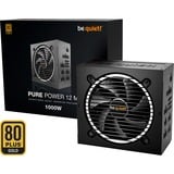 be quiet! Pure Power 12M, 1000 Watt alimentation  Noir, 5x PCIe, Gestion des câbles